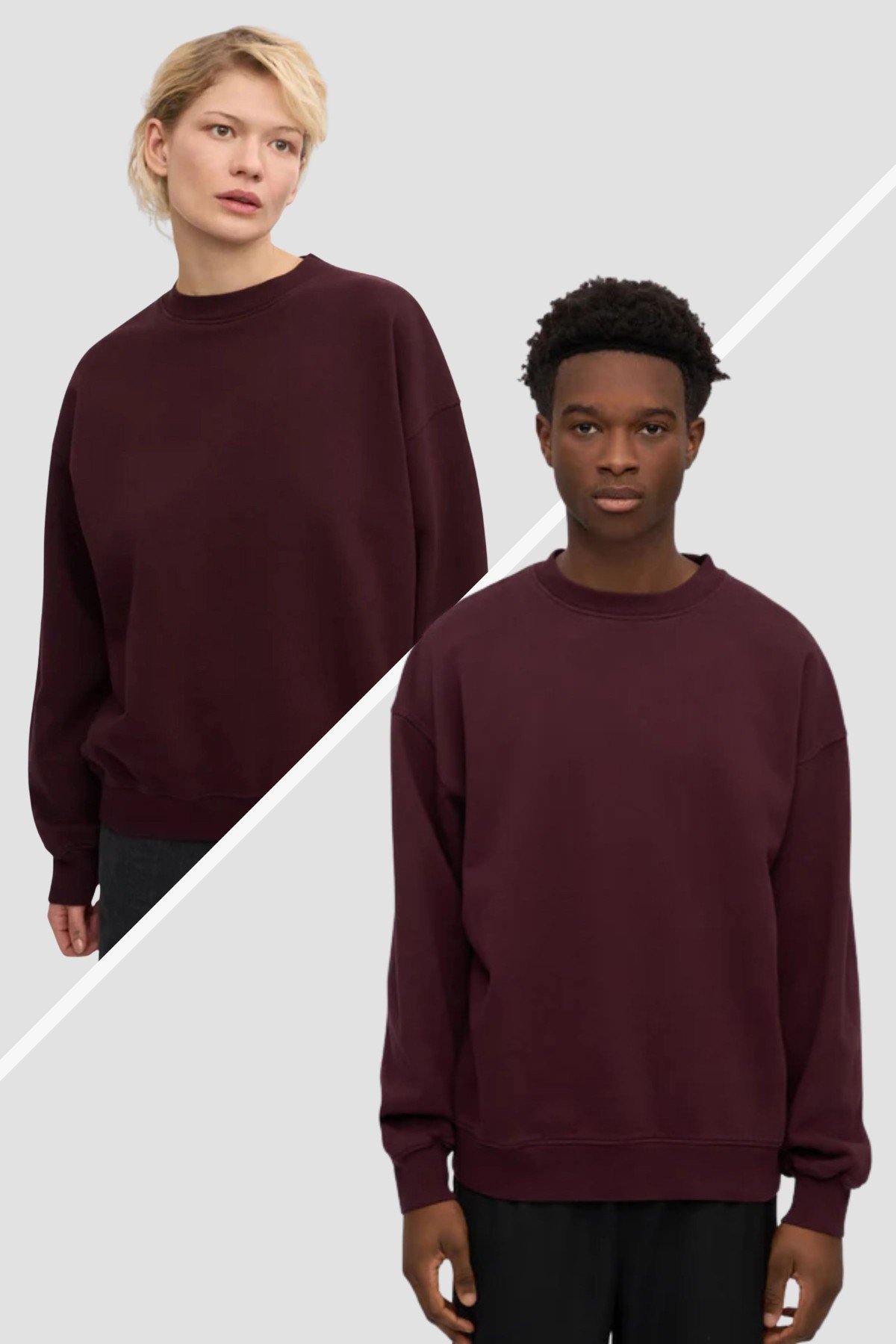 Sweatshirt Oversized Crew von Colorful Standard