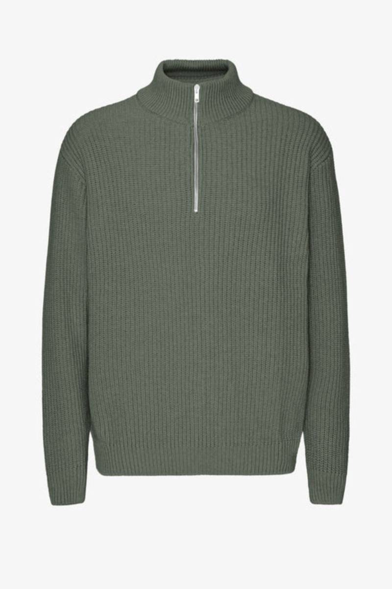 Wollpullover Merino Quarter Zip von Colorful Standard