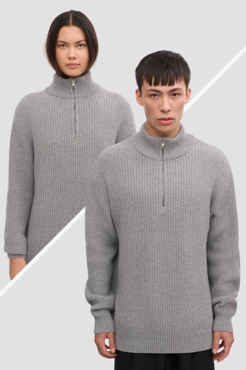 Wollpullover Merino Quarter Zip von Colorful Standard