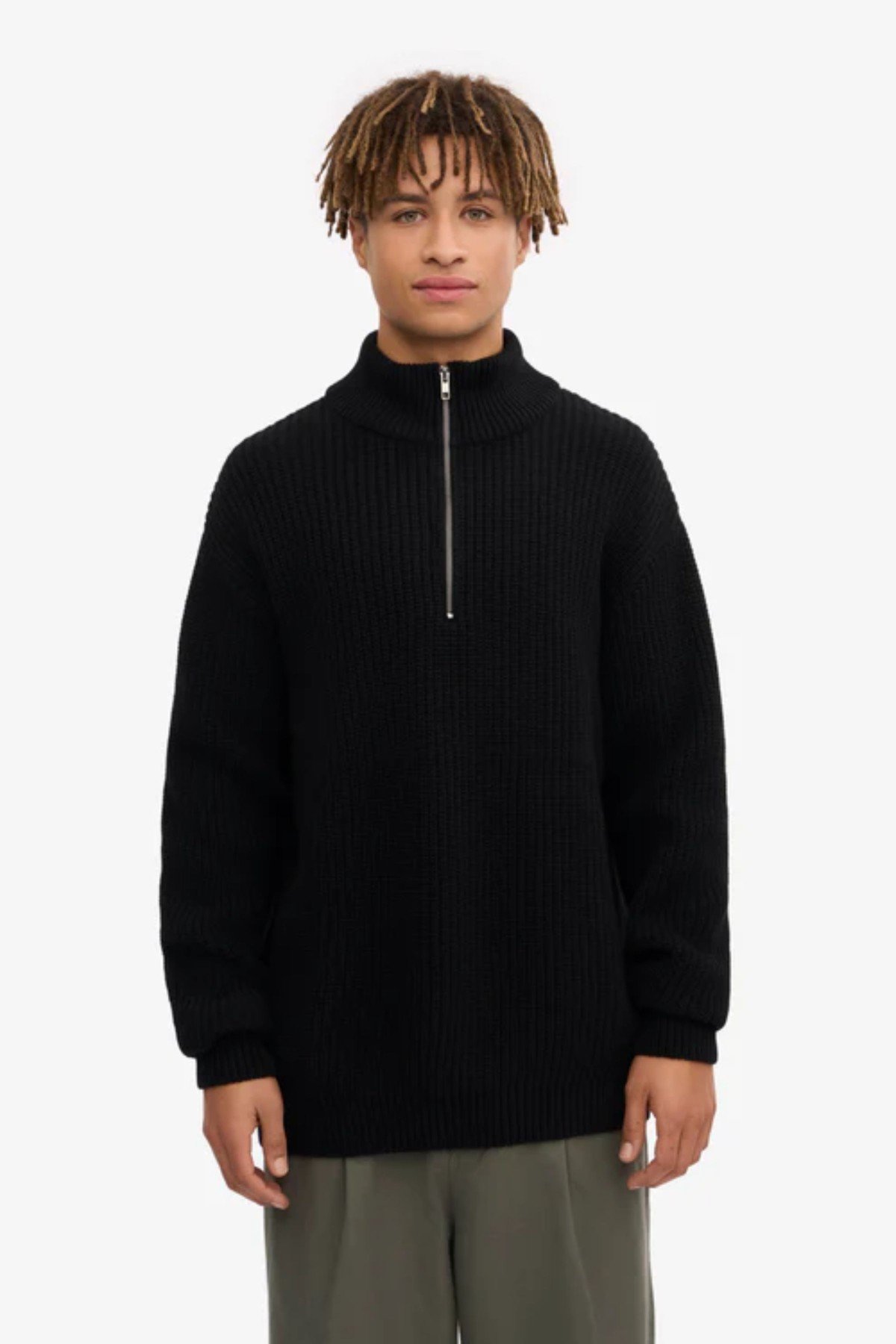 Wollpullover Merino Quarter Zip von Colorful Standard