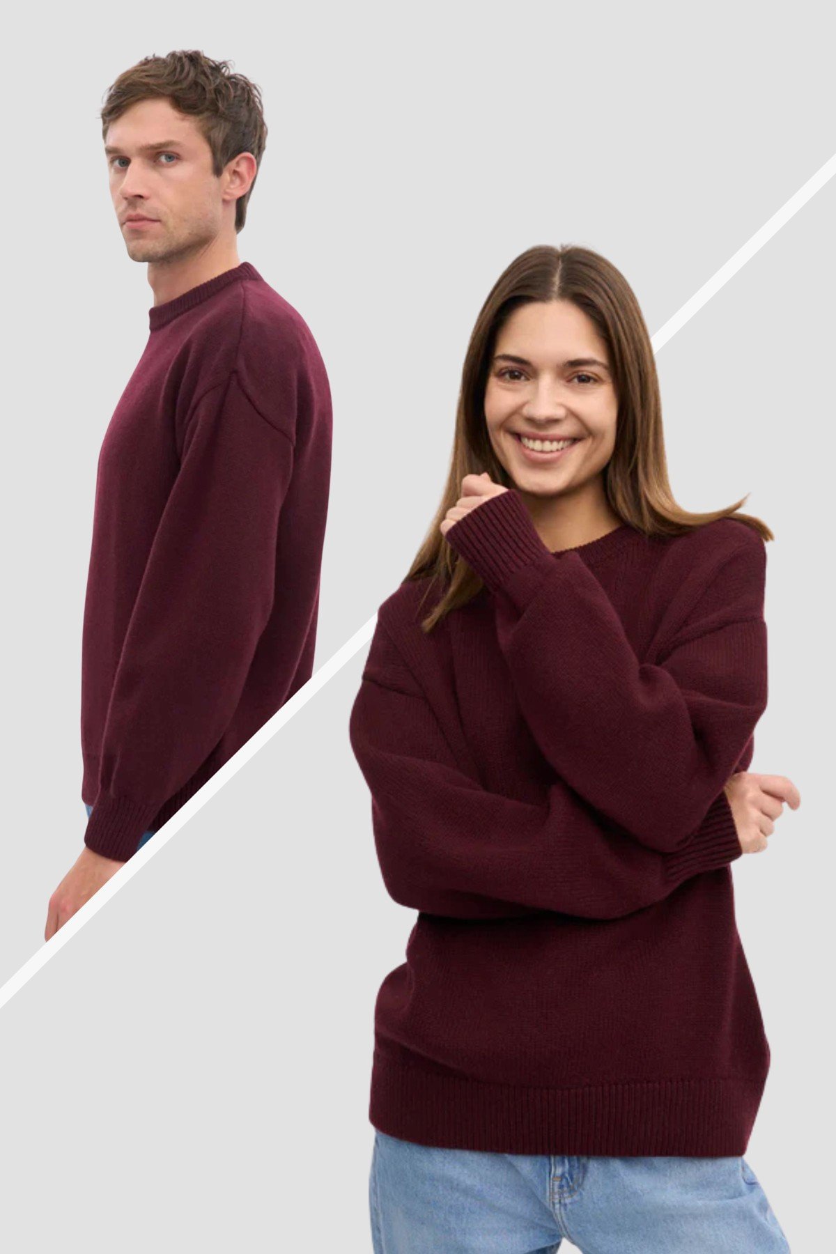 Wollpullover Oversized Merino Wool Crew von Colorful Standard