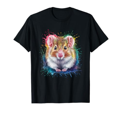 Siebenschläfer Herren Frau Buntes Aquarell Siebenschläfer T-Shirt von Colorful Watercolor Animal Designs