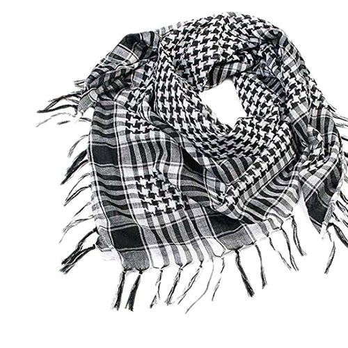 Colorful(TM 1pc Unisex - Mode Frauen Männer Arabischen Shemagh Keffiyeh Palästina Tuch Wickeln (BK) von Colorful