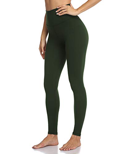 Colorfulkoala Damen Leggings, hohe Taille, volle Länge - Grün - Mittel von Colorfulkoala