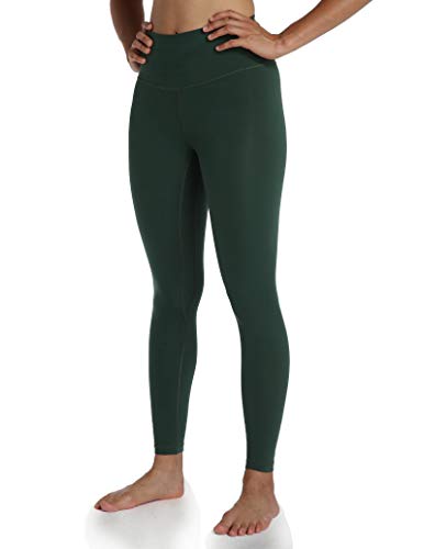 Colorfulkoala Women's High Waisted Tummy Control Workout Leggings Full Length Ultra Soft Yoga Pants 28" (S, Forest Green) von Colorfulkoala