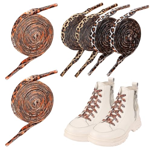 Colorich 3 Paar 120cm Schnürsenkel Leopardenmuster, Schuhbänder für Kinder Erwachsene, Schnürsenkel Sneaker Sportschuhe Laufschuhe Turnschuhe Freizeitschuhe Colorich 3 Paar 120cm Schnürsenkel Leopardenmuster, Schuhbänder für Kinder Erwachsene, Schnürsenkel Sneaker Sportschuhe Laufschuhe Turnschuhe Freizeitschuhe von Colorich ㅤ