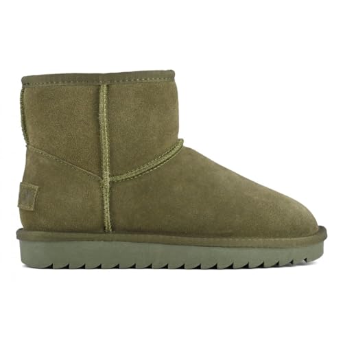 Colors Of California Ugg Stiefel aus Veloursleder, Mil Military, 40 EU von Colors of California