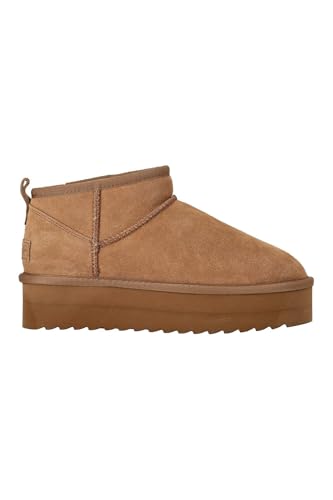 Colors Of California - Platform Boot In Suede Tan HC.YWPLA01 von Colors of California