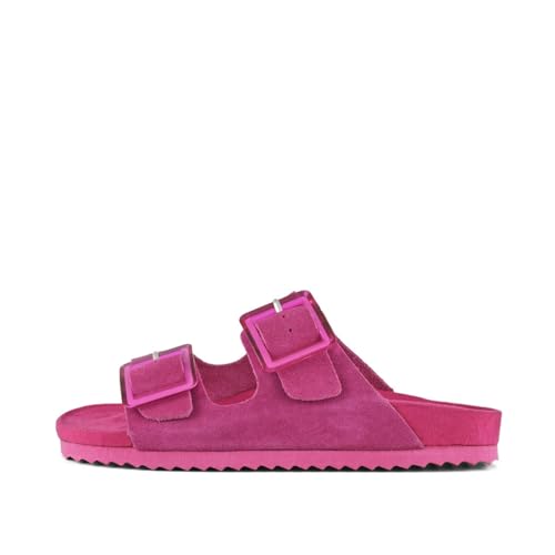 Colors of California Damen HC.BIO056 Flache Mules mit verstellbaren Schnallen Colors of California Damen HC.BIO056 Flache Mules mit verstellbaren Schnallen von Colors of California