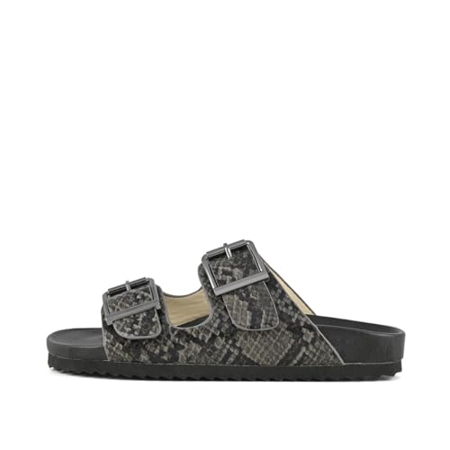 Colors of California Damen HC.BIO309 Flache Mules mit verstellbaren Schnallen Colors of California Damen HC.BIO309 Flache Mules mit verstellbaren Schnallen von Colors of California