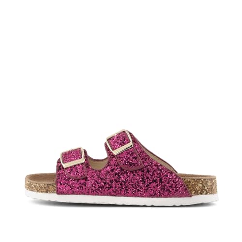 Colors of California Mädchen HC.3136 Flache Mules mit verstellbaren Schnallen von Colors of California