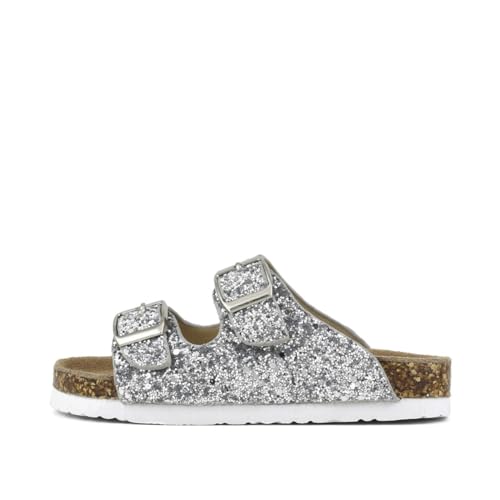 Colors of California Mädchen HC.3136 Flache Mules mit verstellbaren Schnallen von Colors of California