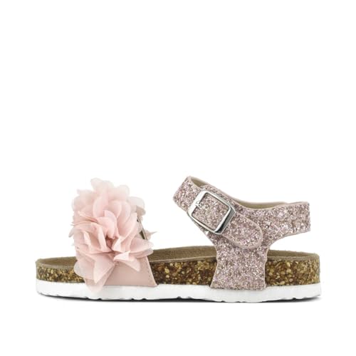 Colors of California Mädchen HC.3139 Glitzernde Flache Sandalen mit Verstellbarer Schnalle von Colors of California
