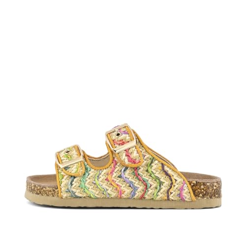 Colors of California Mädchen HC.3206 Flache Mules mit verstellbaren Schnallen Colors of California Mädchen HC.3206 Flache Mules mit verstellbaren Schnallen von Colors of California