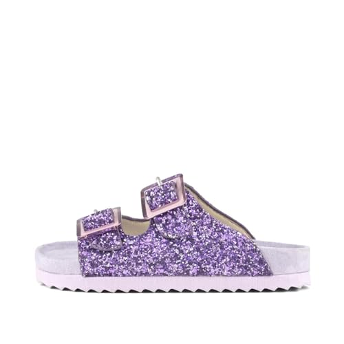 Colors of California Mädchen HC.3207 Flache Mules mit Pailletten und verstellbaren Schnallen Colors of California Mädchen HC.3207 Flache Mules mit Pailletten und verstellbaren Schnallen von Colors of California