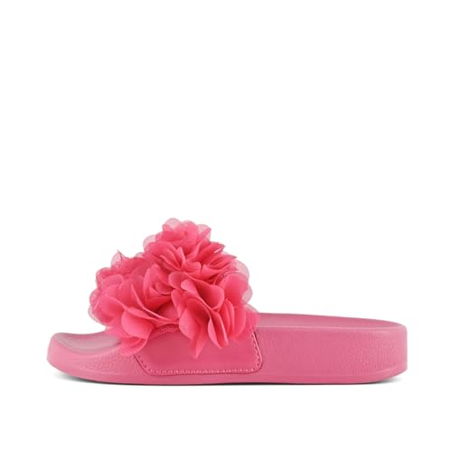 Colors of California Mädchen HC.JINFYK01 Flache Mules mit dekorativen Blumen von Colors of California