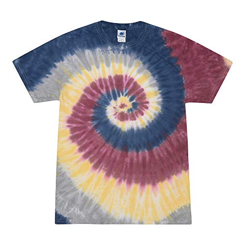Colortone - Unisex Batik T-Shirt 'Swirl', 3XL von Colortone