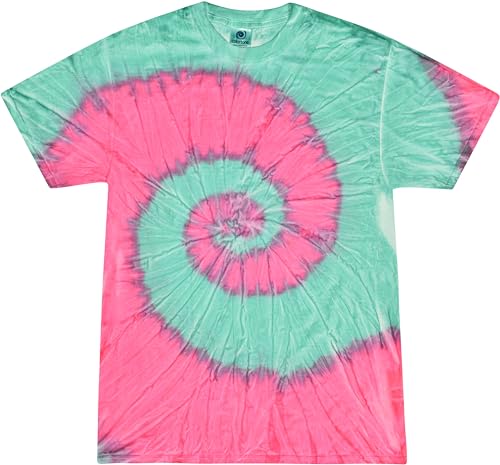 Colortone - Unisex Batik T-Shirt 'Swirl', L von Colortone