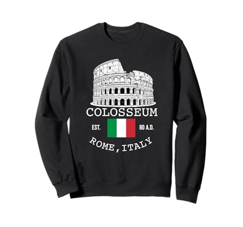 Kolosseum Rom Italien Souvenir mit Italienischer Flagge Männer Frauen Sweatshirt Kolosseum Rom Italien Souvenir mit Italienischer Flagge Männer Frauen Sweatshirt von Colosseum Rome Italy Merch