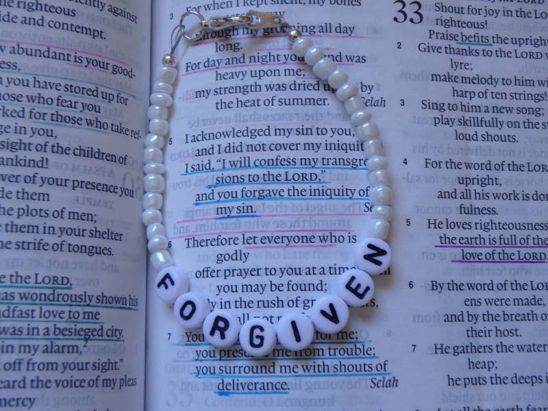 Vergeben Perlenarmband - Gebetsarmband Ermutigungsarmband Vergeben Perlenarmband - Gebetsarmband Ermutigungsarmband von Colossians3Designs