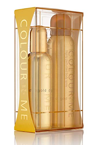 Colour Me Gold Homme - Fragrance for Men - Gift Set 90ml EDP/150ml Body Spray, by Milton-Lloyd von COLOUR ME