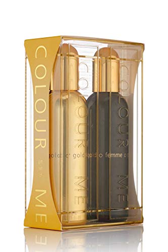 Colour Me Gold Homme & Colour Me Gold Femme - 2x100ml Eau de Parfum, Twin Pack by Milton-Lloyd von COLOUR ME