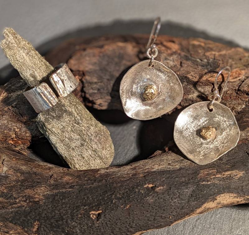 Silber Und Gold Set von ColourAndShapeShop