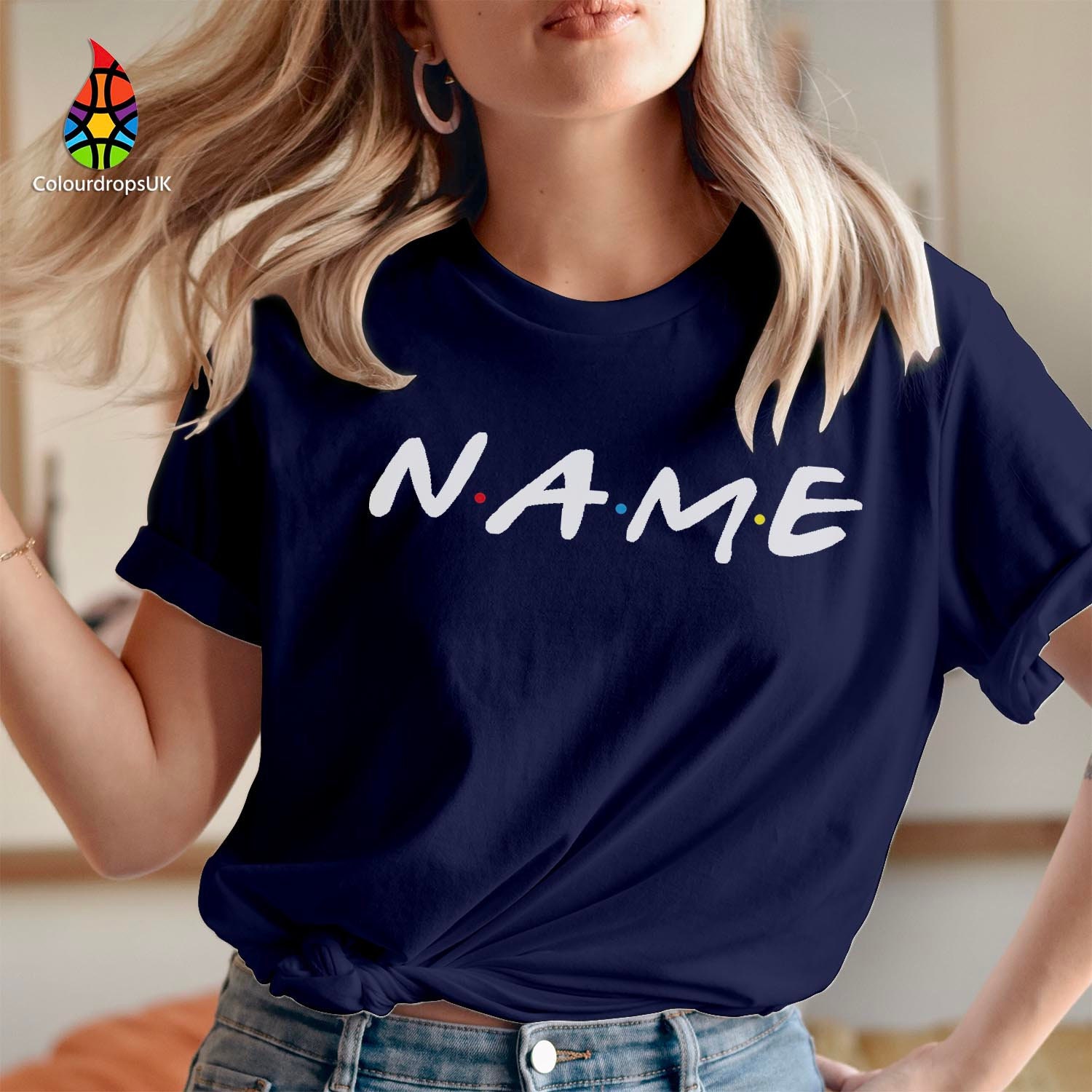 Personalisiertes Geburtstagsshirt T-Shirt Kinder Damen Herren Ihre Freunde Geburtstagsgeschenk 540 von ColourDropsUK