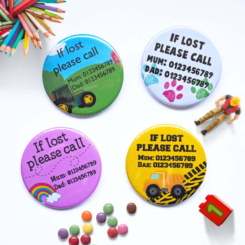 Lost Child Badge - Kinderausweis Vermisstes Kind Lost Child Badge - Kinderausweis Vermisstes Kind von ColourMeFun
