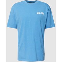 Colourful Rebel Oversized T-Shirt mit Logo-Print Modell 'AMS Washed' in Royal, Größe L von Colourful Rebel