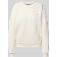 Colourful Rebel Sweatshirt mit Label-Print Modell 'Summer Shell' in Offwhite, Größe L Colourful Rebel Sweatshirt mit Label-Print Modell 'Summer Shell' in Offwhite, Größe L von Colourful Rebel