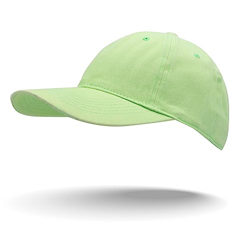 Colours & Beauty Pastellgrün Vintage Baseball Caps für Damen und Herren verstellbar | Sommerhut Herren | Flexfit Basecap Herren | Cap Damen | Sonnenhut Damen Sommer | Kappe Mädchen | Sport Vintage Cap von Colours & Beauty