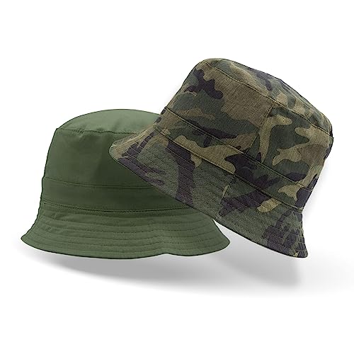 Colours & Beauty Bucket Hat Herren und Damen übertragbar Tarnung | Fischerhut Damen | Anglerhut Festival | Sommerhut | Kopfbedeckung Sommer | Sonnenschutz Kopf | Wanderhut von Colours & Beauty