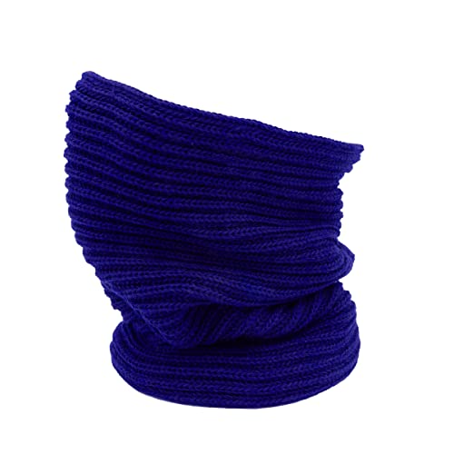 Colours & Beauty Halstuch Damen und Herren aus Wolle Made in Italy | Stirnband Sport Kopftuch Winter Kornblumenblau | Outdoor Ausrüstung | Multifunktionstuch Unisex | Loop Schal von Colours & Beauty