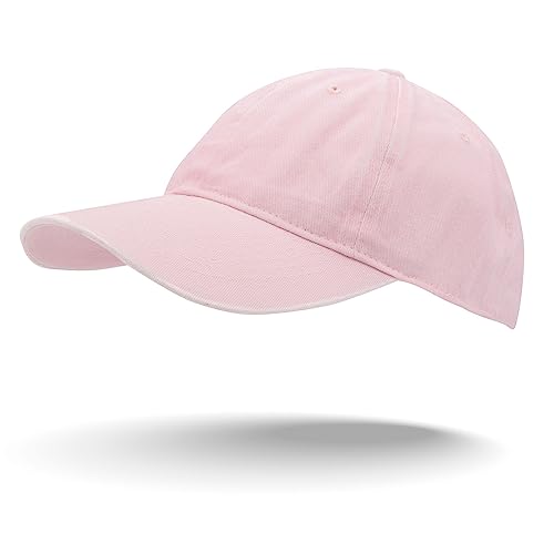 Colours & Beauty Hellrosa Vintage Baseball Caps für Damen und Herren verstellbar | Sommerhut Herren | Flexfit Basecap Herren | Cap Damen | Sonnenhut Damen Sommer | Kappe Mädchen | Sport Vintage Cap von Colours & Beauty