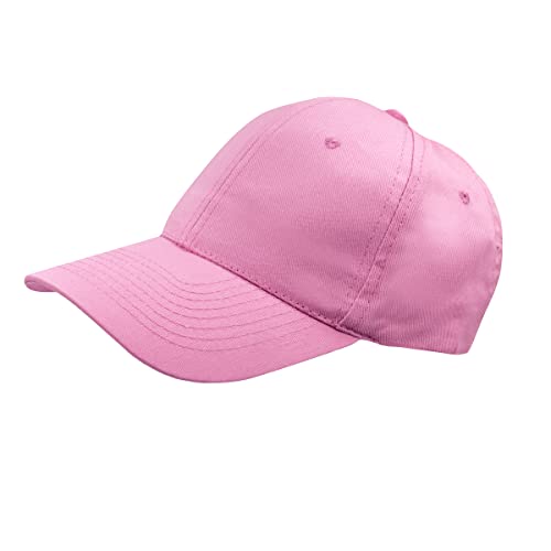 Colours & Beauty rosa Sommerhut für Damen und Herren| Sommerhut Herren | Baumwolle Flexfit Basecap Herren | Sonnenhut Damen | Kopfbedeckung Damen Sommer | Kappe Mädchen | Sport Cap | Snapback Cap von Colours & Beauty