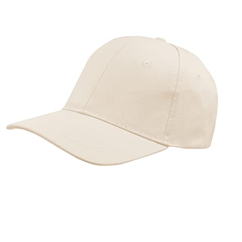 Colours & Beauty hellbeige Sommerhut für Damen und Herren| Sommerhut Herren | Baumwolle Flexfit Basecap Herren | Sonnenhut Damen | Kopfbedeckung Damen Sommer | Kappe Mädchen | Sport Cap | Snapback Cap von Colours & Beauty