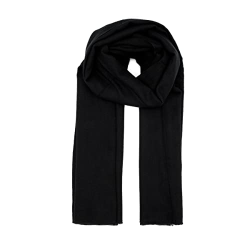 Colours & Beauty XXL Schal Damen Winter einfarbig Schwarz | Winterschal Damen und Herren | Schal Mädchen | Stola Damen Warm | Halstuch | Pashmina Schal Damen | Multifunktionstuch | Schlauchschal von Colours & Beauty