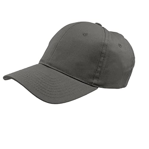 Colours & Beauty graue Sommerhut für Damen und Herren| Sommerhut Herren | Baumwolle Flexfit Basecap Herren | Sonnenhut Damen | Kopfbedeckung Damen Sommer | Kappe Mädchen | Sport Cap | Snapback Cap von Colours & Beauty