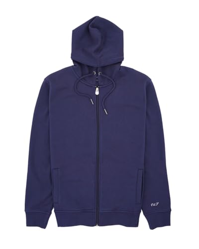 Colours & Sons Herren Hoodie-Zip Jacke - blau XXL von Colours & Sons