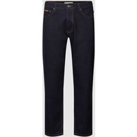 Colours & Sons Straight Fit Jeans im 5-Pocket-Design in Dunkelblau Melange, Größe 33 von Colours & Sons