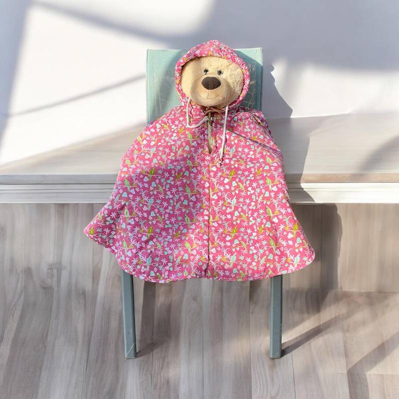 Rollstuhljacke Rollstuhlponcho Rolli Kinder Handicap Handarbeit Mit Weichem Innenfutter von Coloursforart