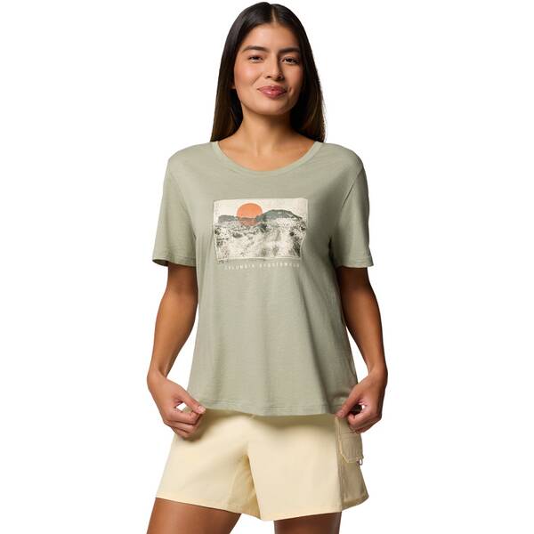 COLUMBIA Damen Shirt Ruby Springs Graphic Scoop Neck SS von Columbia