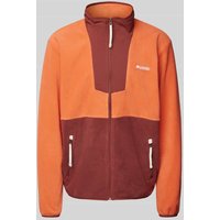 COLUMBIA Fleecepullover mit Label-Patch Modell 'SEQUOIA' in Orange, Größe M von Columbia