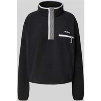 COLUMBIA Fleecepullover mit Stehkragen Modell 'Helvetia™' in Black, Größe S von Columbia