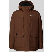 COLUMBIA Jacke mit Label-Print Modell 'Landroamer' in Dunkelbraun, Größe XXL von Columbia