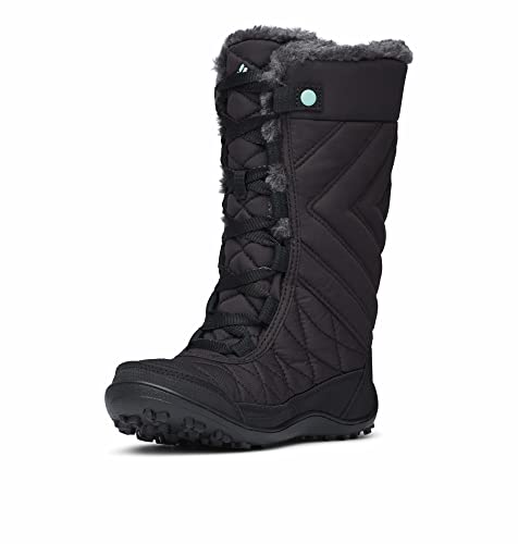 Columbia Youth Minx Mid Iii Wp Omni-heat, Mädchen Schneestiefel, Schwarz (Black, Iceberg 010), 33 EU von Columbia