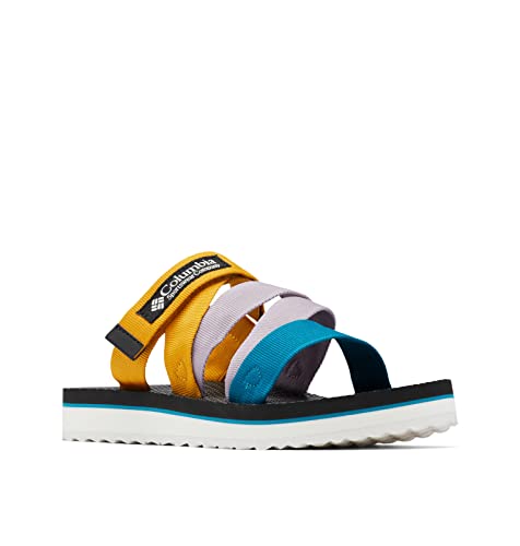 Columbia Alava Slide Sandalen für Damen, Gelb (Golden Yellow x Snowcap), 39 EU von Columbia