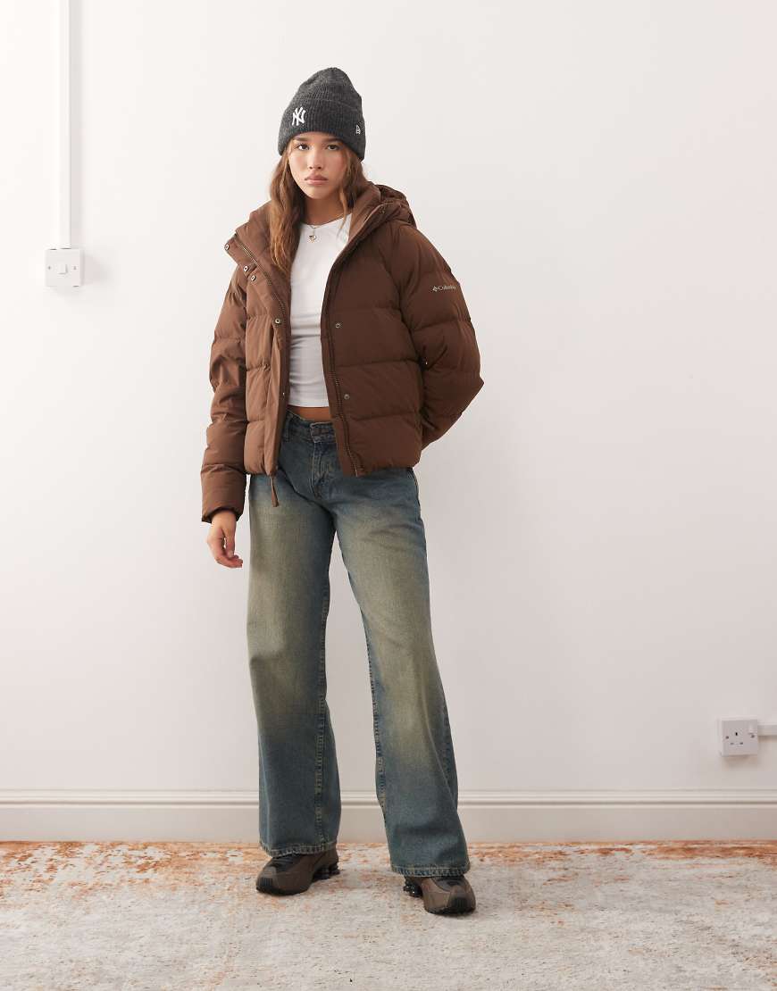 Columbia - Amaze - Puffermantel in Braun mit Kapuze-Brown von Columbia