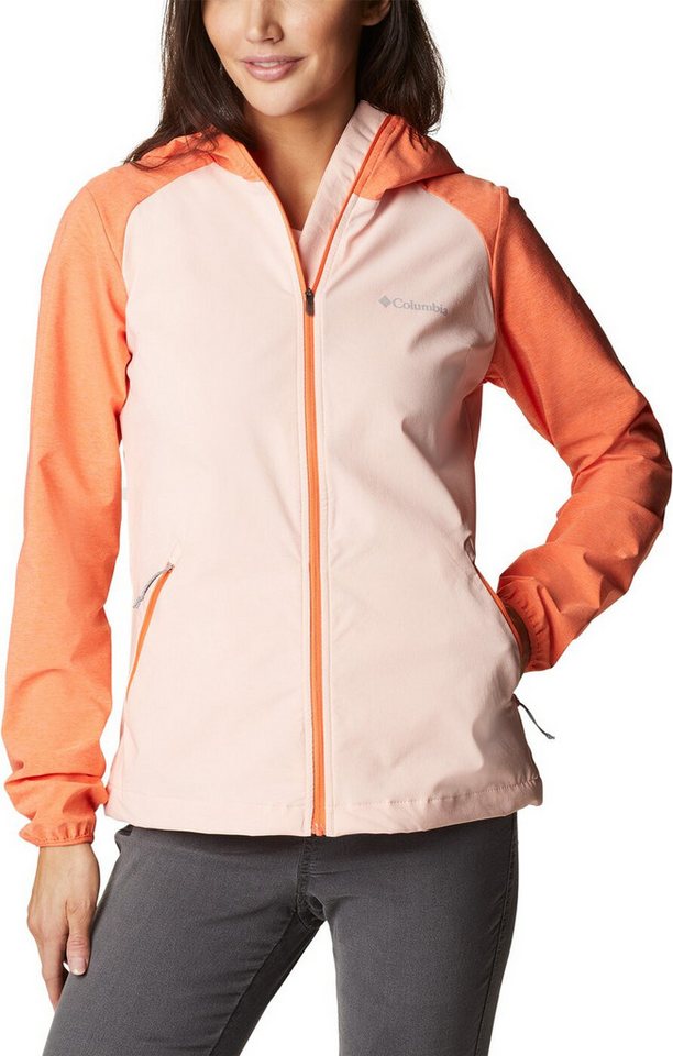 Columbia Anorak Heather Canyon Softshell Jacke PEACH BLOSSOM, SUNSET ORAN von Columbia